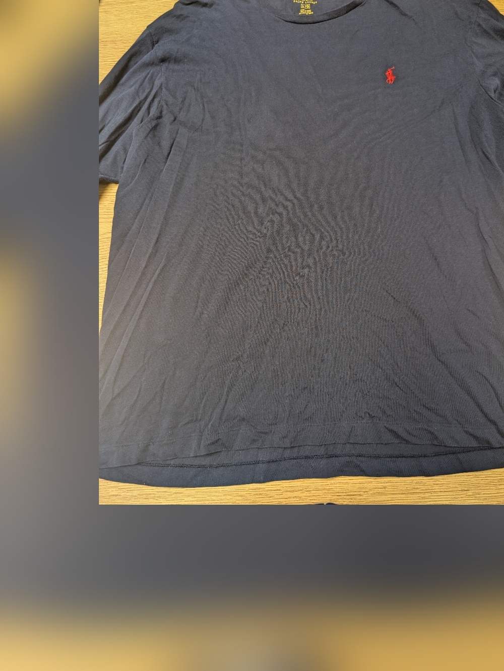 Polo by Ralph Lauren Navy Short-Sleeve Tee with Red Pony